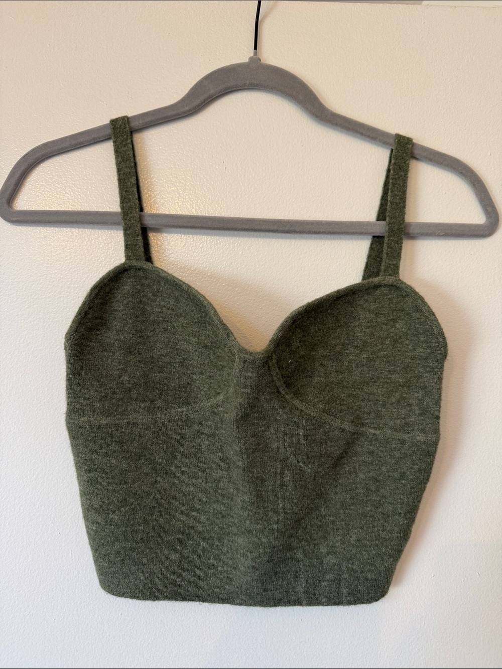 Aritzia Wilfred Cropped Sweater Tank Top